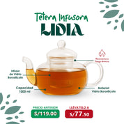 Tetera infusora Lidia