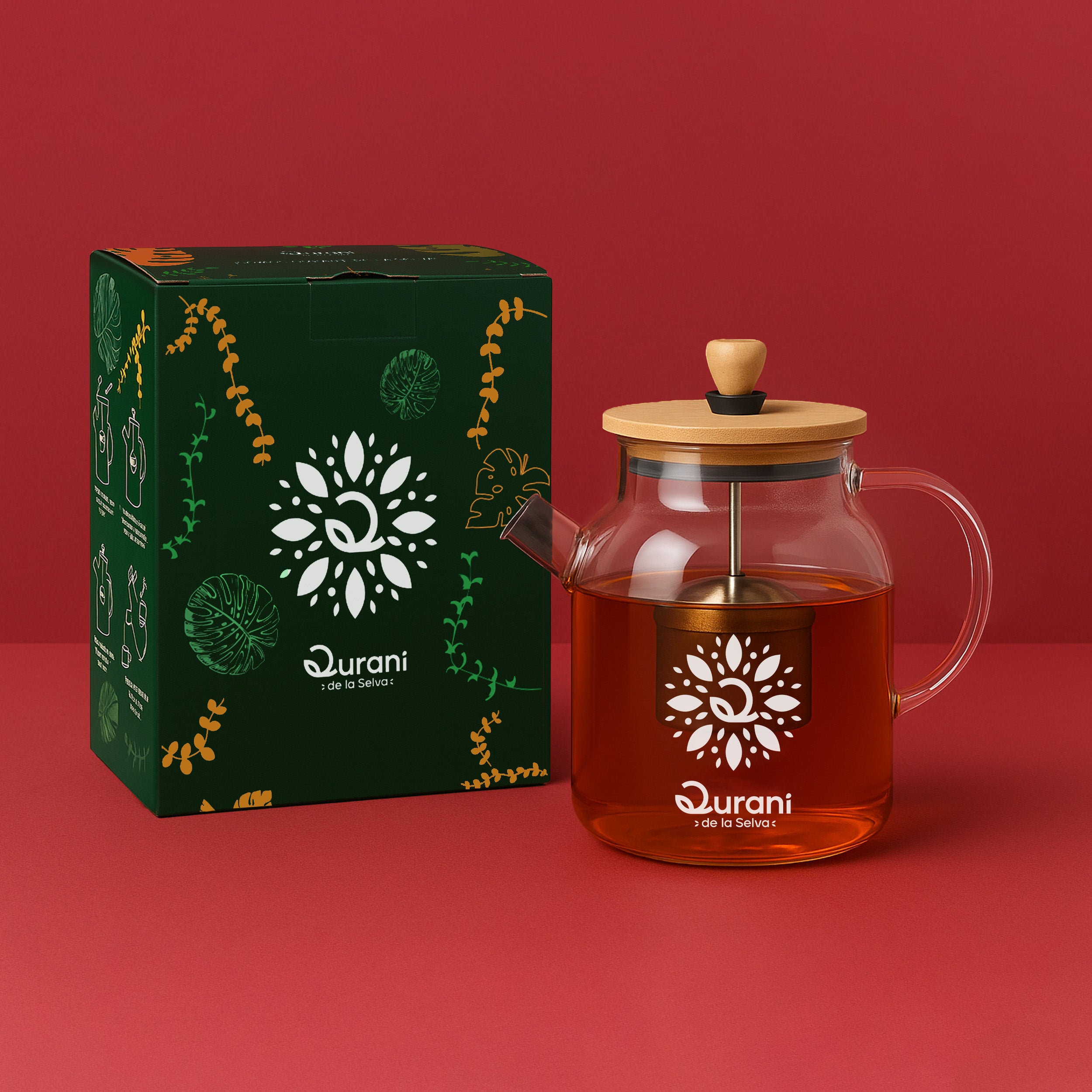 Tetera infusora Orquídea 1600ml