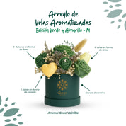 Arreglo de Velas Aromatizadas