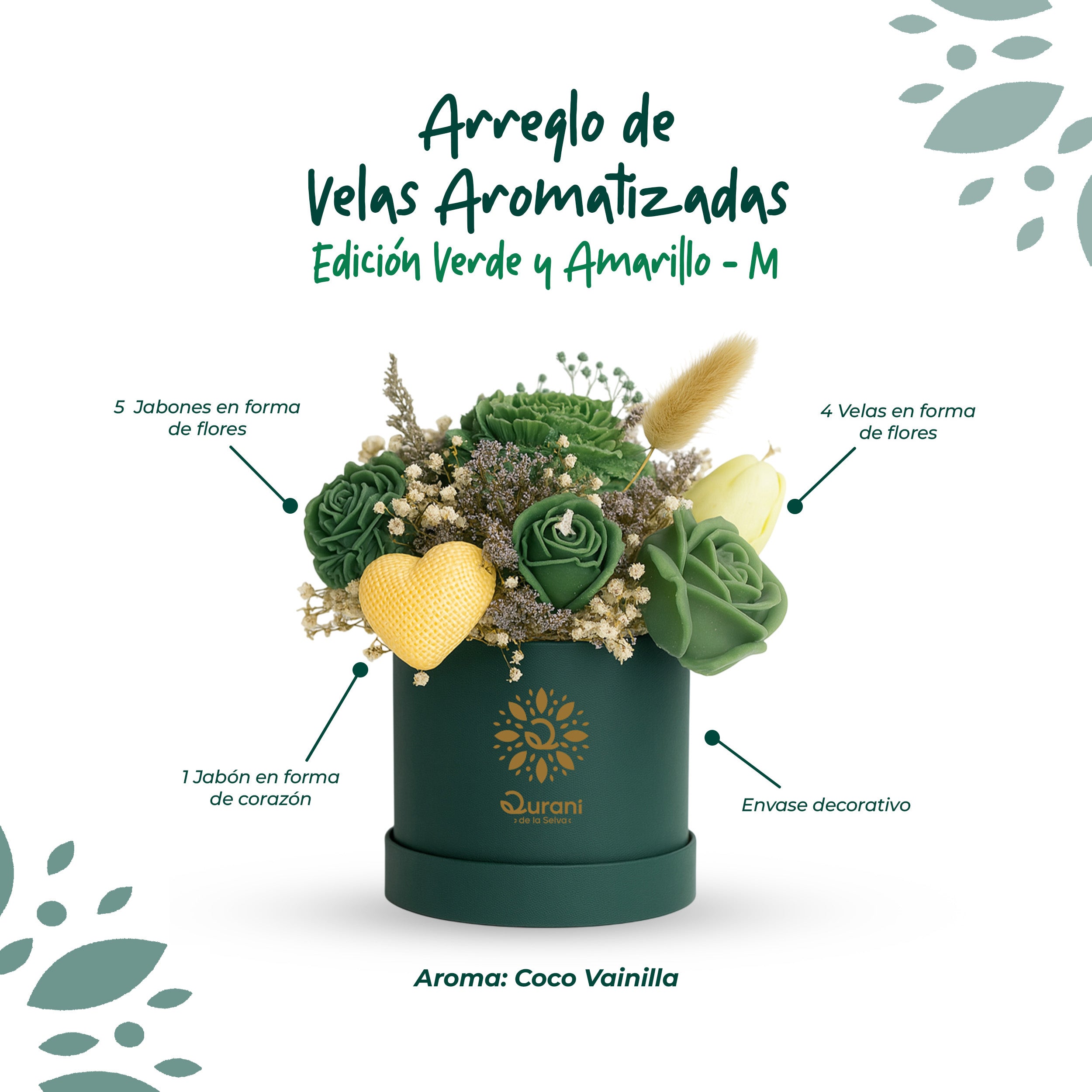 Arreglo de Velas Aromatizadas